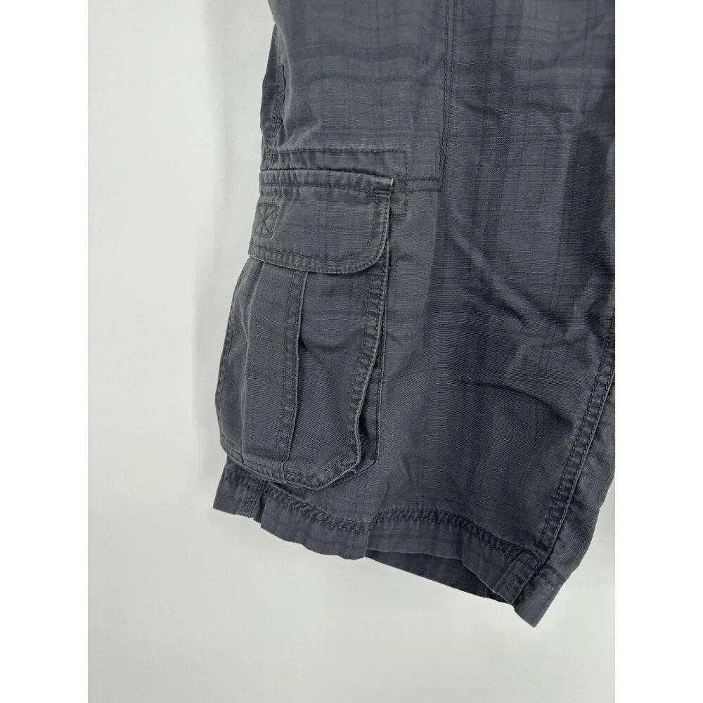 The North Face Men's Cargo Shorts Gray Plaid Size‎ 34 Regular